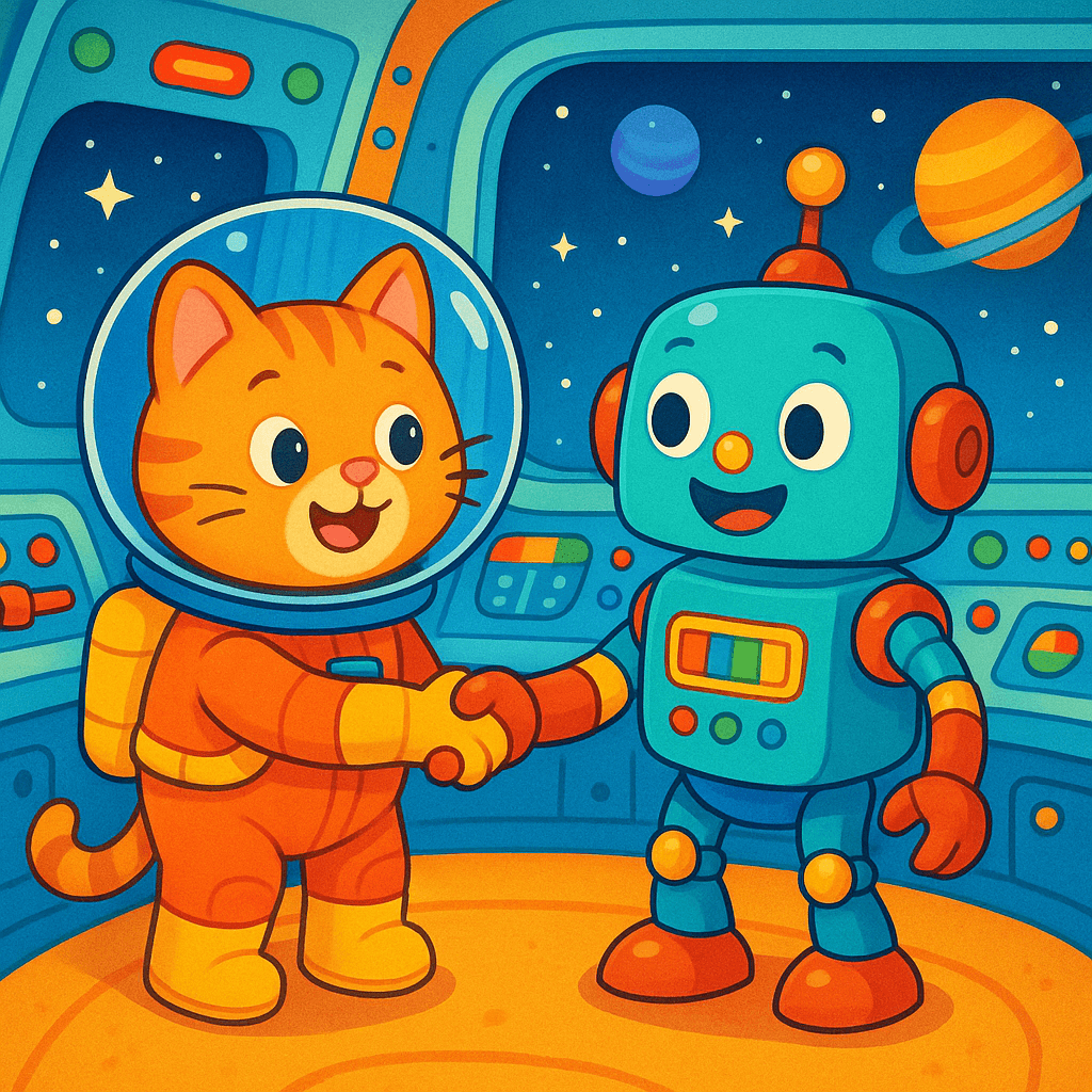 Space Cat's Cosmic Exploration